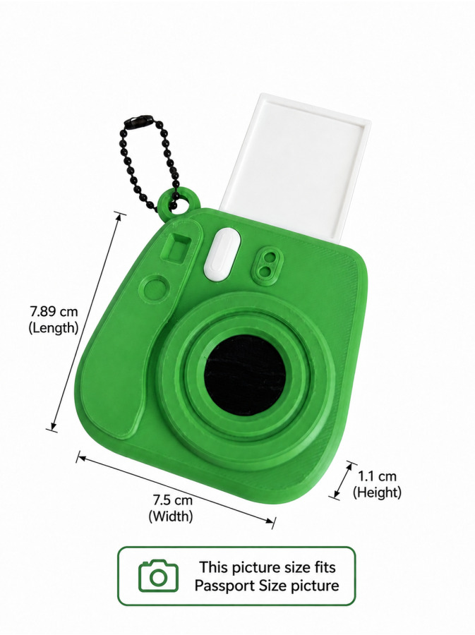 Polaroid Photo Keychain