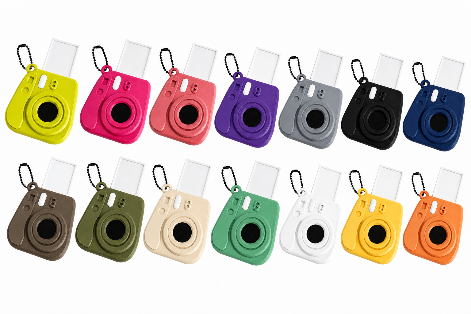 Polaroid Photo Keychain